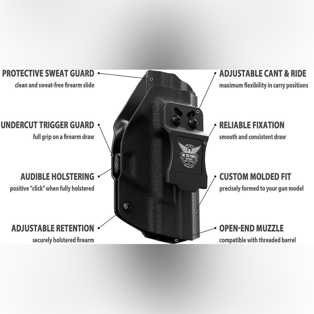 We The People IWB Holster – Fits S&W M&P Shield / M2.0 / Plus – Brand New